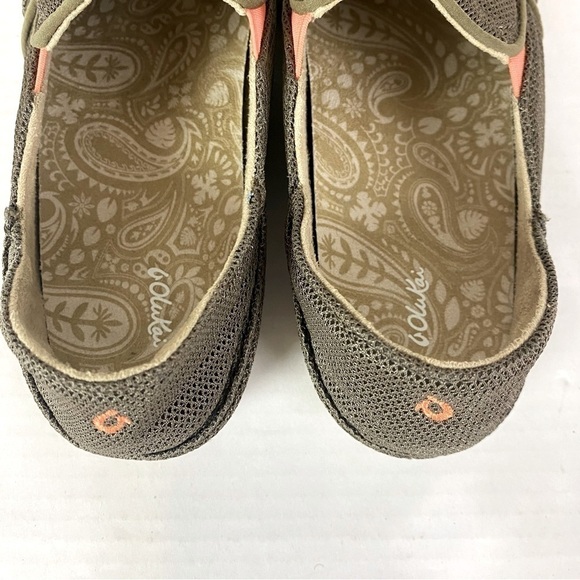 Olukai Wailalua Mustang/Melon Mesh Slip On Shoes Size 9 - Picture 7 of 8